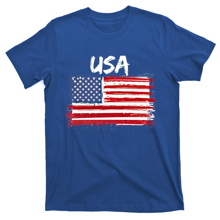 Patriotic Usa Design With American Flag Of The United States Gift T-Shirt