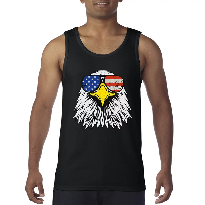 Patriotic USA Eagle Of Freedom Celebrate July 4th Tank Top