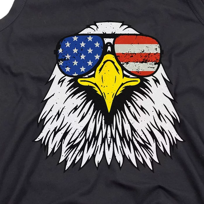 Patriotic USA Eagle Of Freedom Celebrate July 4th Tank Top