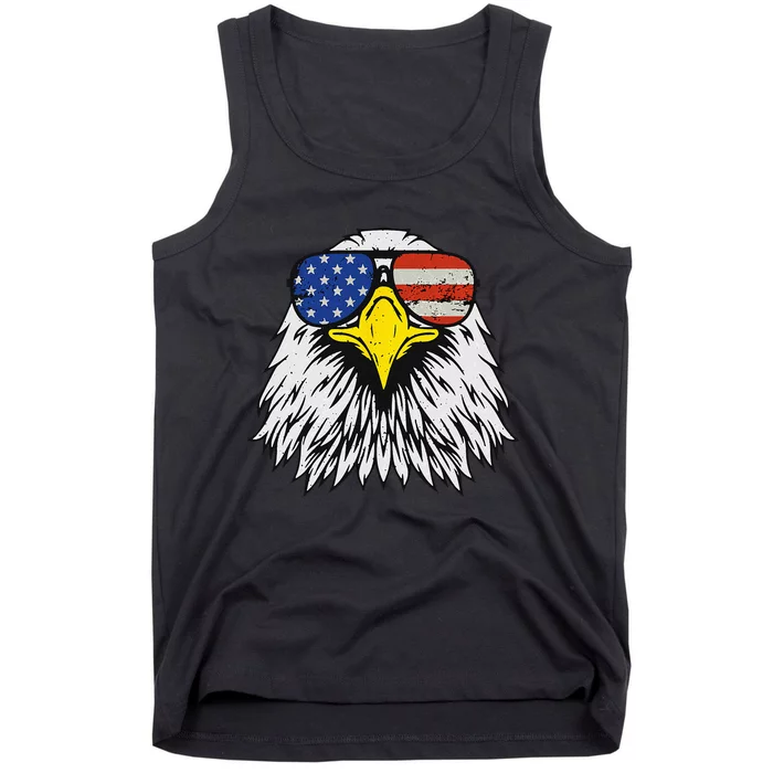 Patriotic USA Eagle Of Freedom Celebrate July 4th Tank Top