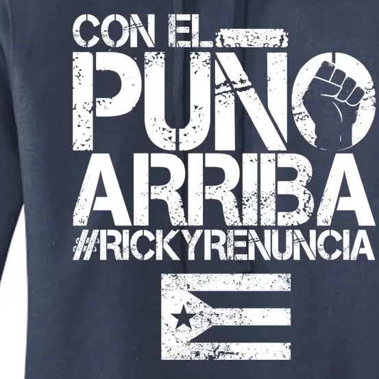 Puerto Rico  PUNO ARRIBA Women's Pullover Hoodie