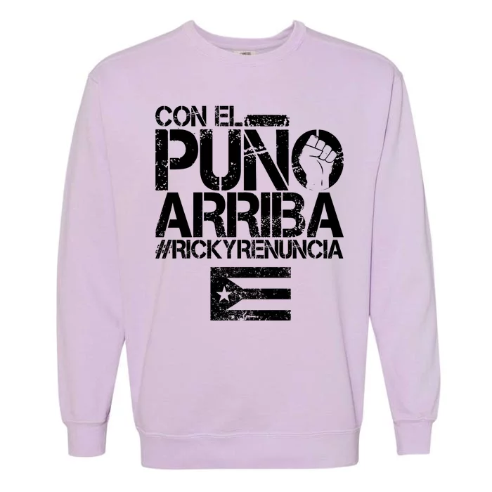 Puerto Rico  PUNO ARRIBA Garment-Dyed Sweatshirt