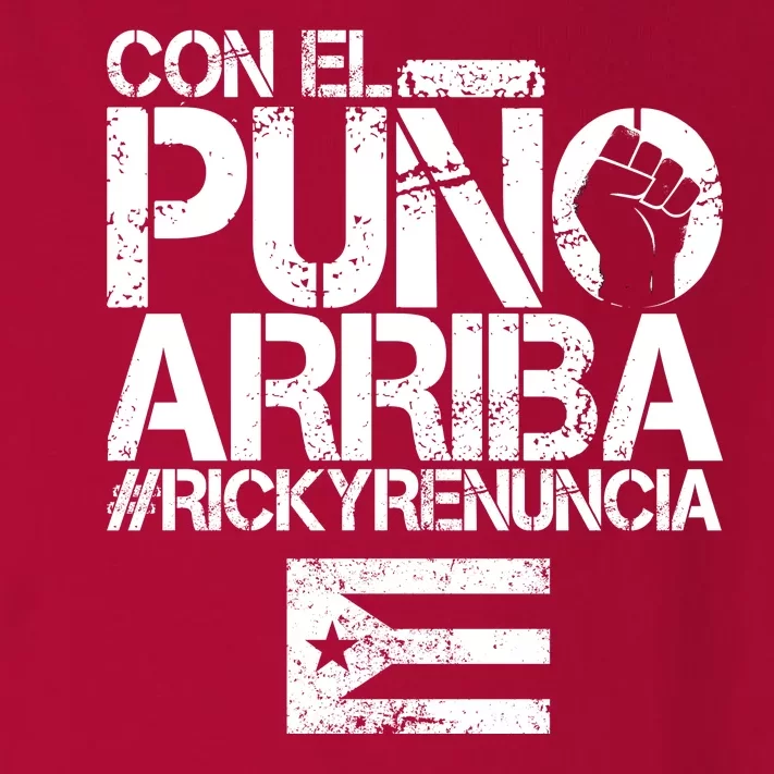 Puerto Rico  PUNO ARRIBA Toddler Long Sleeve Shirt