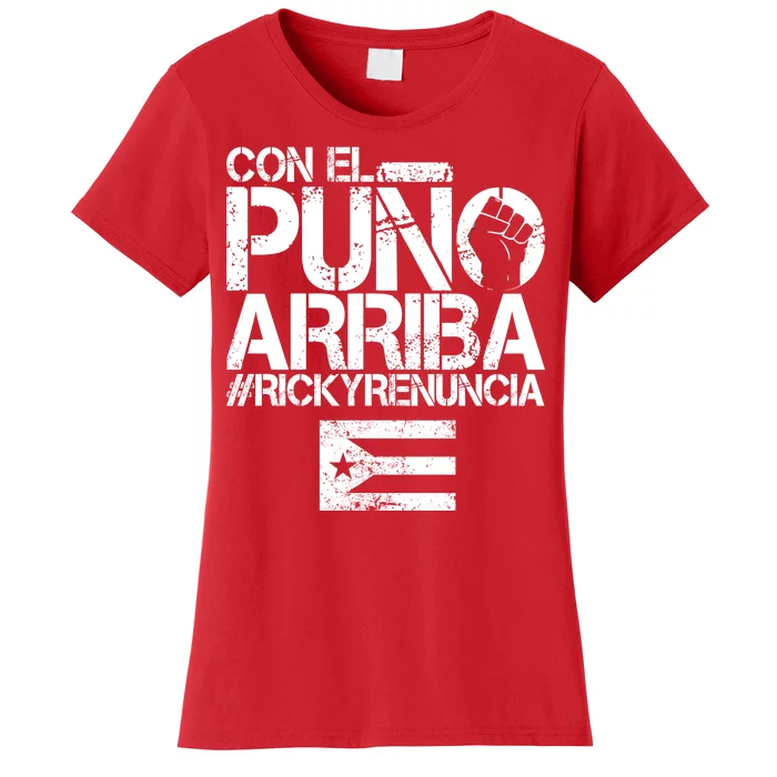 Puerto Rico  PUNO ARRIBA Women's T-Shirt