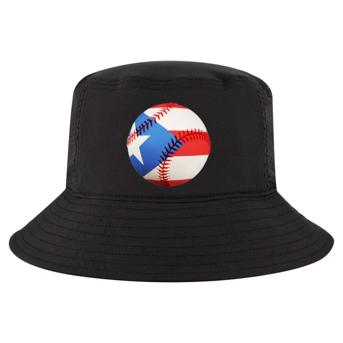 Puerto Rico Baseball Cool Comfort Performance Bucket Hat