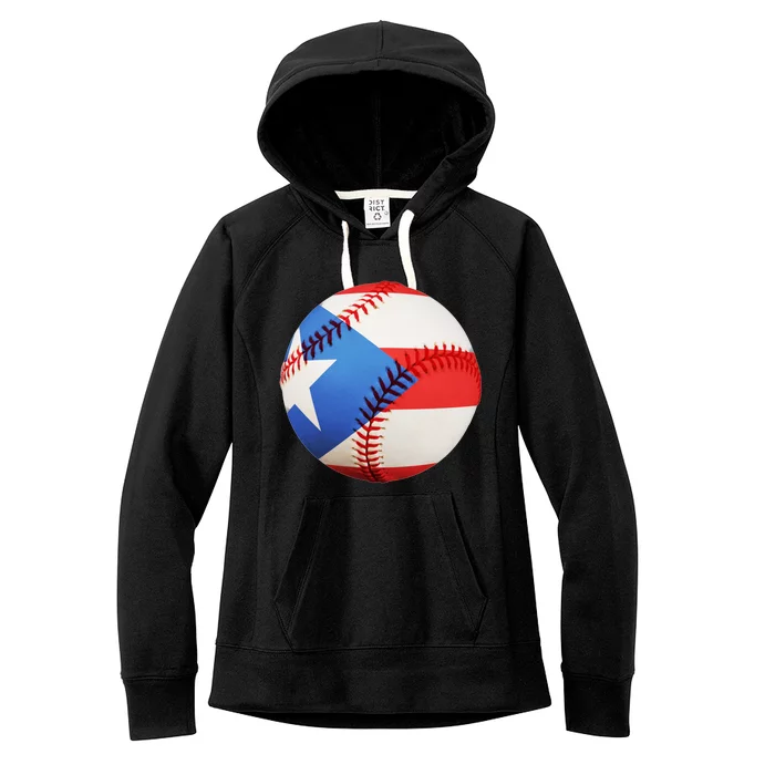 Puerto Rico Baseball Women's Fleece Hoodie