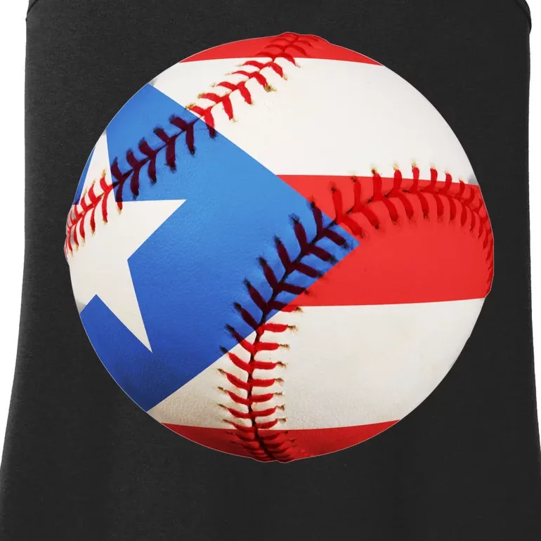 Puerto Rico Baseball Ladies Essential Tank