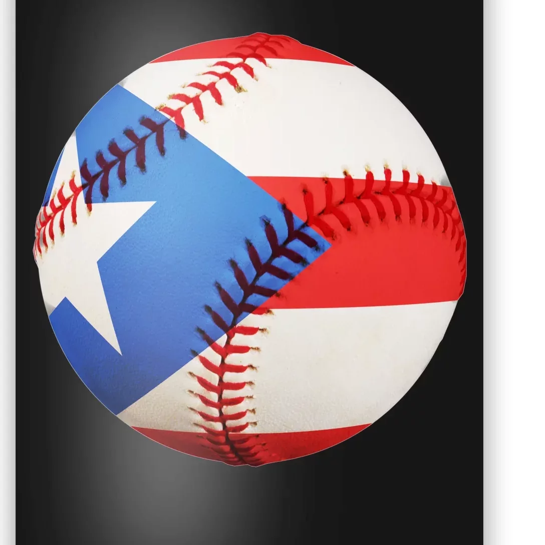 Puerto Rico Baseball Poster