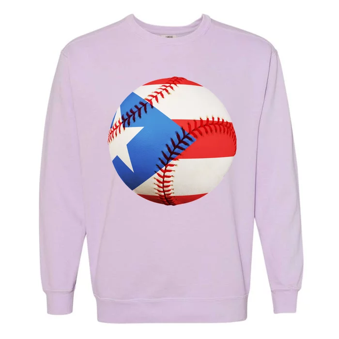 Puerto Rico Baseball Garment-Dyed Sweatshirt