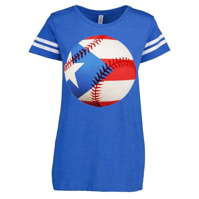 Puerto Rico Baseball Enza Ladies Jersey Football T-Shirt