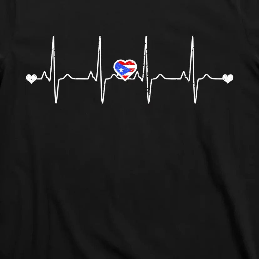 Puerto Rico Heartbeat Pulse T-Shirt