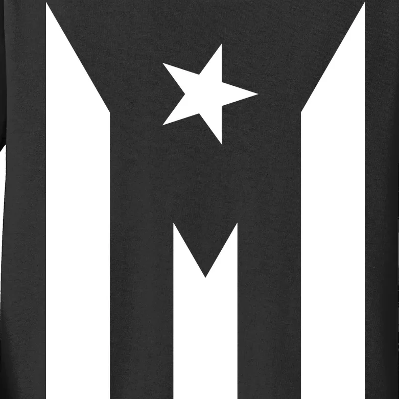 Puerto Rico Resiste Boricua Flag Se Levanta Kids Long Sleeve Shirt