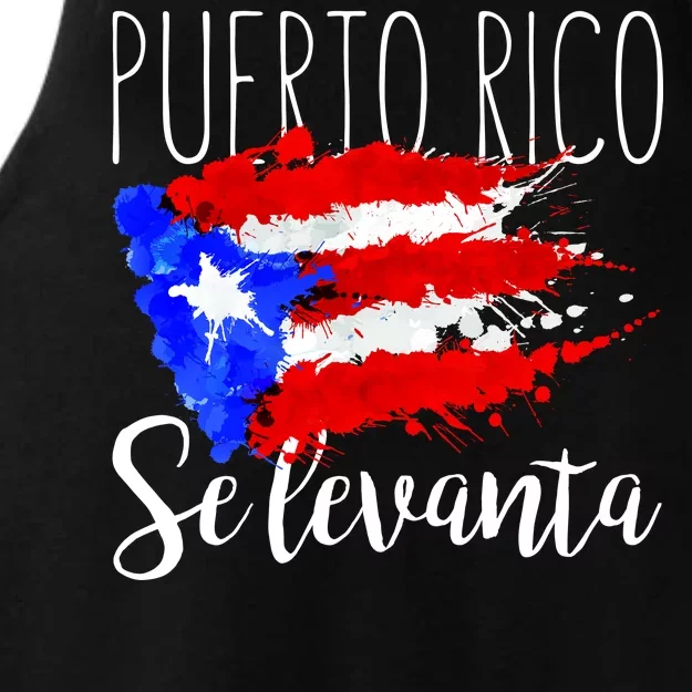 Puerto Rico Se Levanta Ladies Tri-Blend Wicking Tank