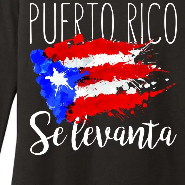 Puerto Rico Se Levanta Womens CVC Long Sleeve Shirt