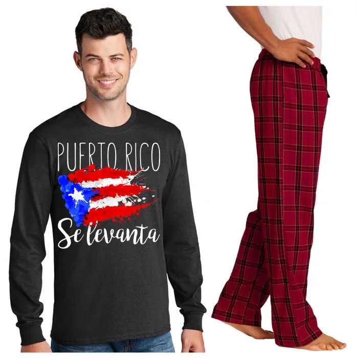 Puerto Rico Se Levanta Long Sleeve Pajama Set