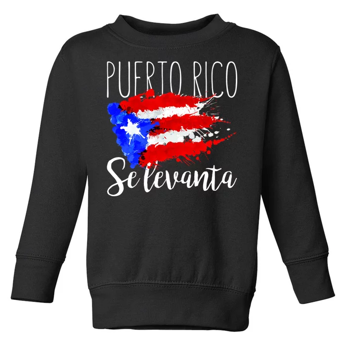 Puerto Rico Se Levanta Toddler Sweatshirt