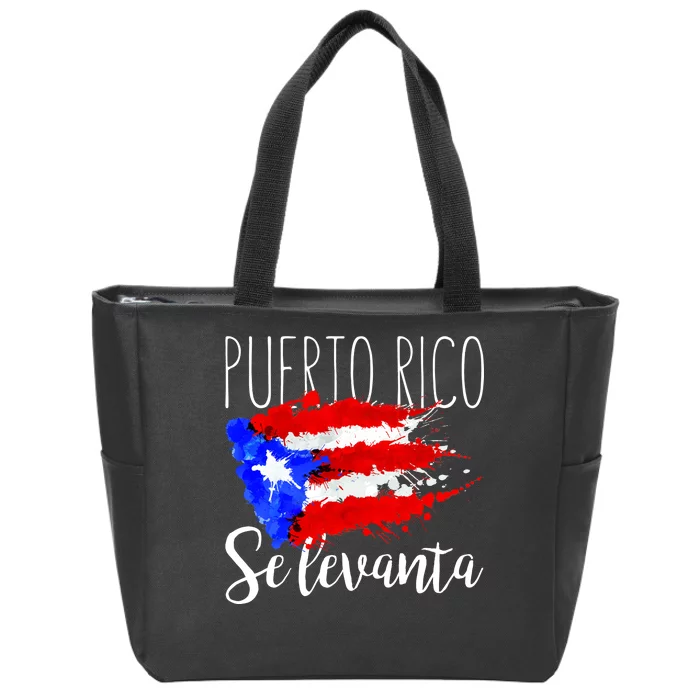 Puerto Rico Se Levanta Zip Tote Bag