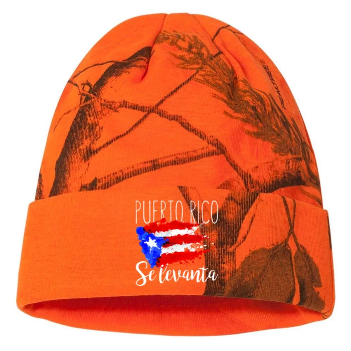 Puerto Rico Se Levanta Kati - 12in Camo Beanie