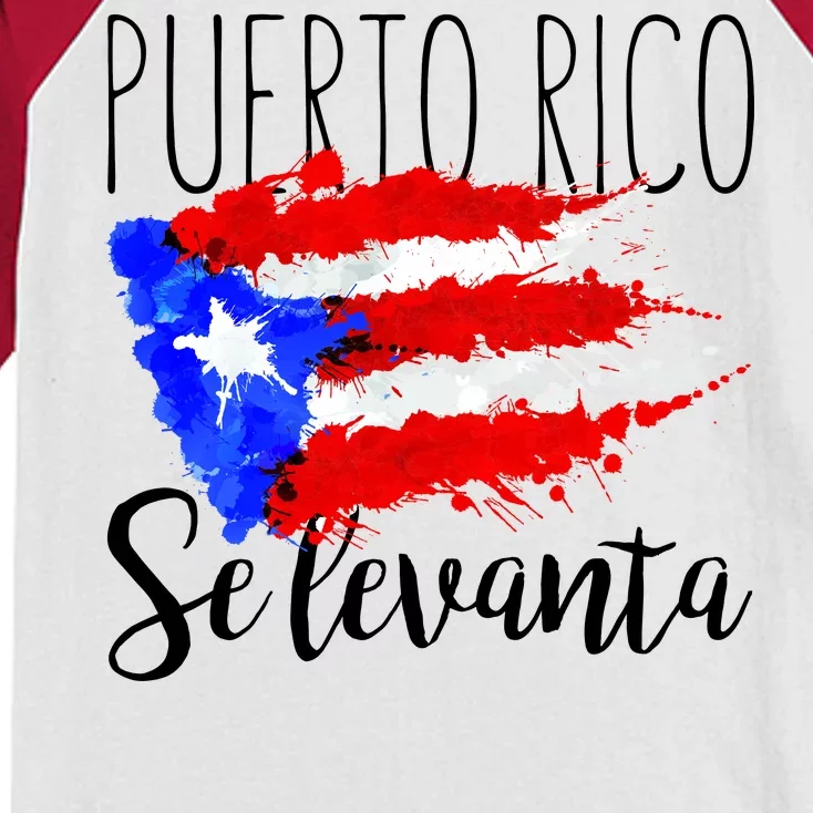 Puerto Rico Se Levanta Kids Colorblock Raglan Jersey