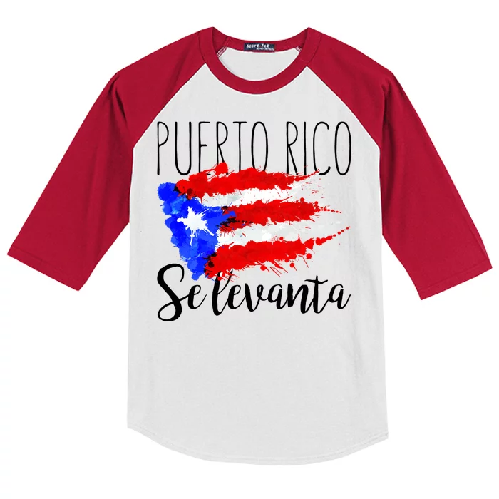 Puerto Rico Se Levanta Kids Colorblock Raglan Jersey