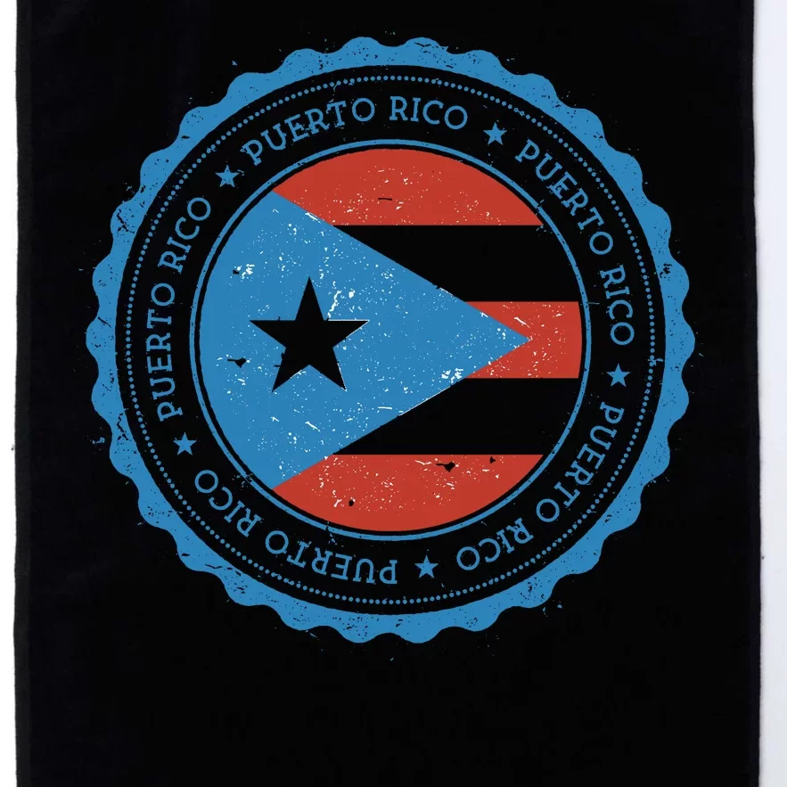 Puerto Rico Seal Platinum Collection Golf Towel