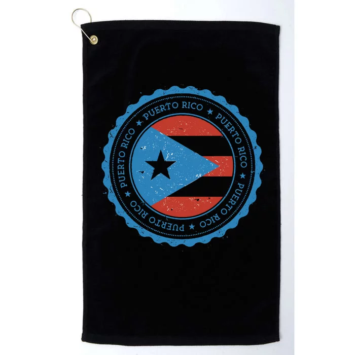 Puerto Rico Seal Platinum Collection Golf Towel