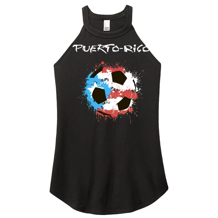 Puerto Rico Soccer Women’s Perfect Tri Rocker Tank