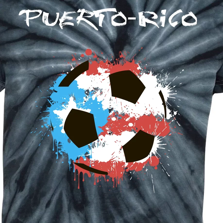 Puerto Rico Soccer Kids Tie-Dye T-Shirt