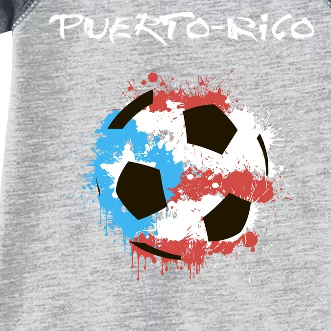 Puerto Rico Soccer Infant Baby Jersey Bodysuit