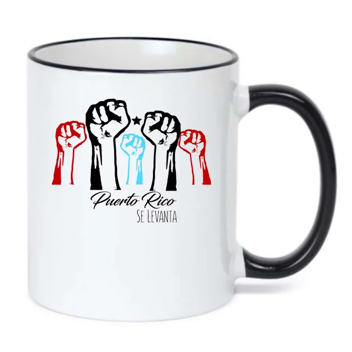 Puerto Rico Will Rise Black Color Changing Mug