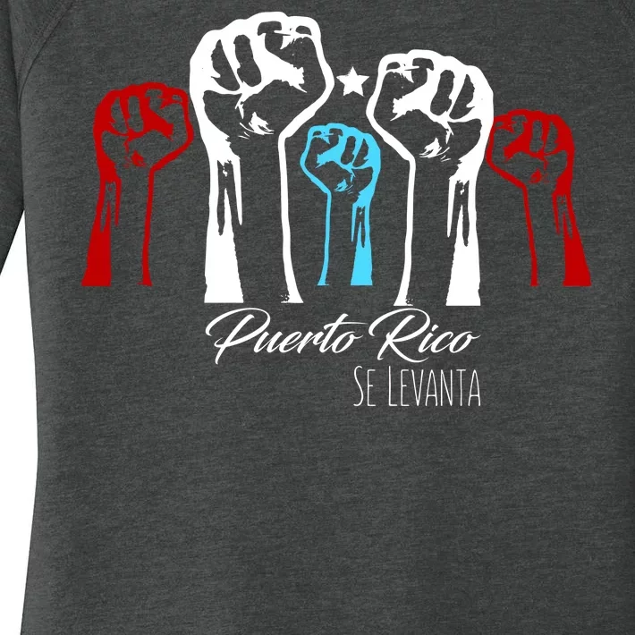 Puerto Rico Will Rise Women's Perfect Tri Tunic Long Sleeve Shirt