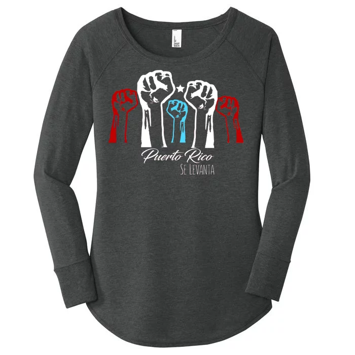 Puerto Rico Will Rise Women's Perfect Tri Tunic Long Sleeve Shirt