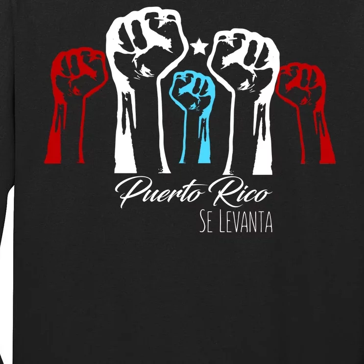 Puerto Rico Will Rise Tall Long Sleeve T-Shirt