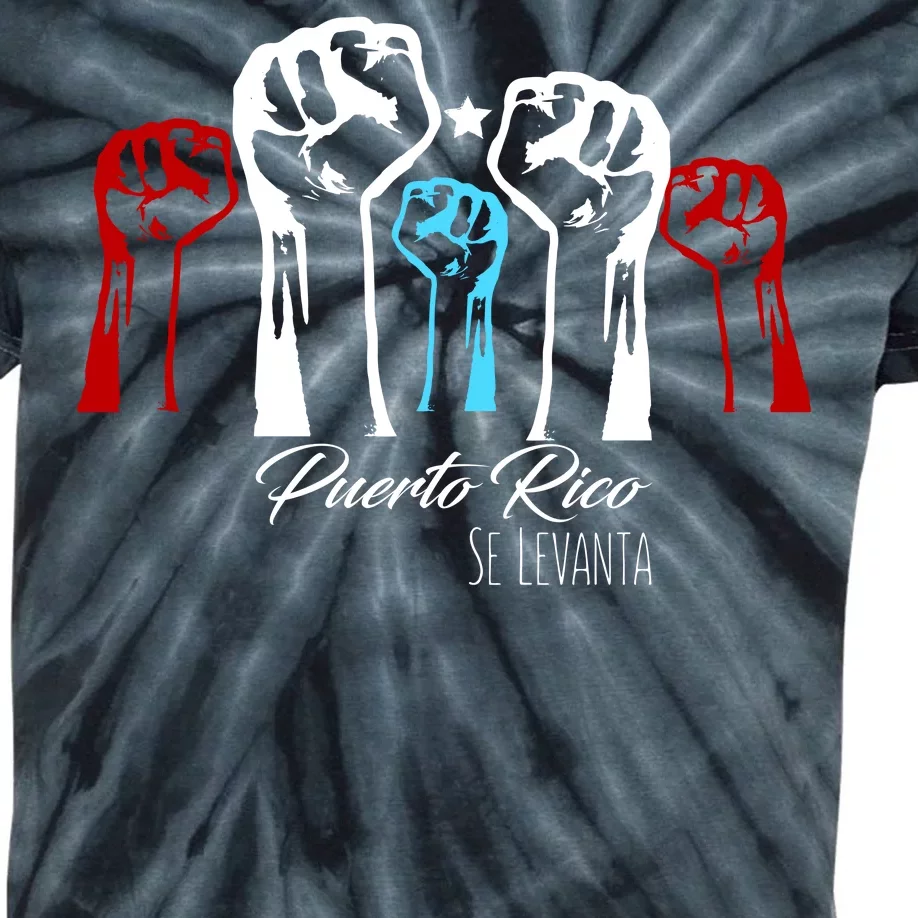 Puerto Rico Will Rise Kids Tie-Dye T-Shirt