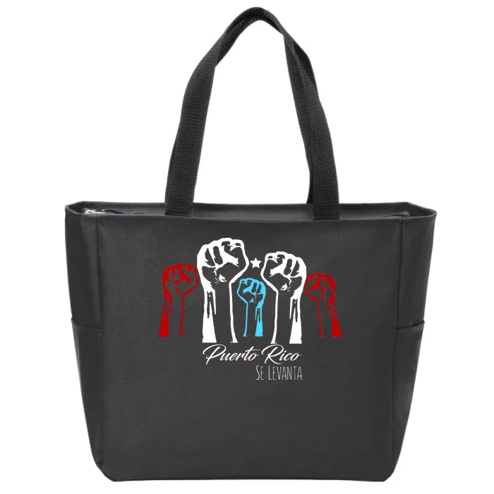 Puerto Rico Will Rise Zip Tote Bag