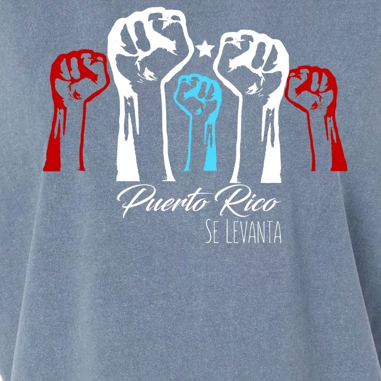 Puerto Rico Will Rise Garment-Dyed Women's Muscle Tee