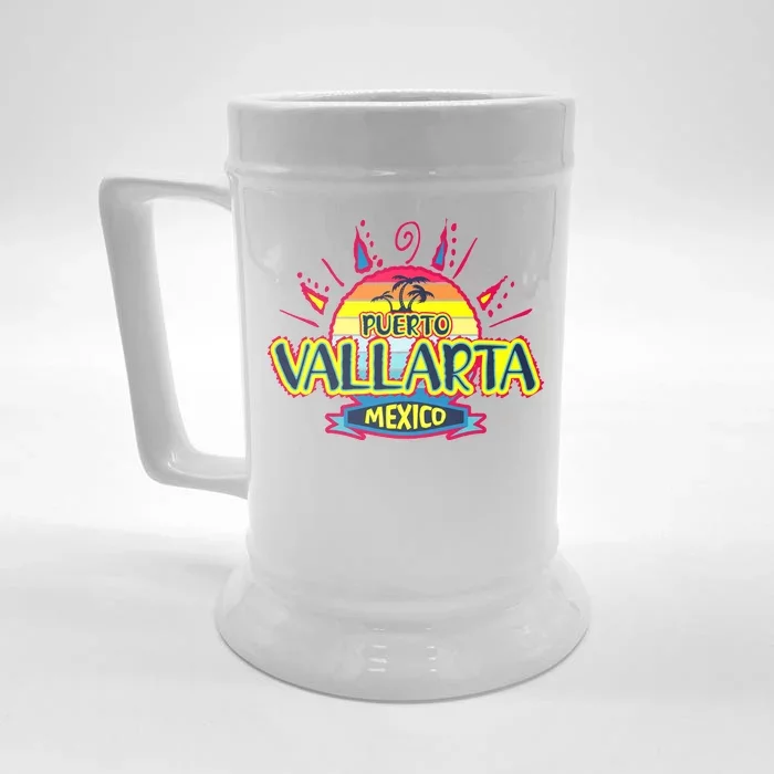 Puerto Vallarta Front & Back Beer Stein