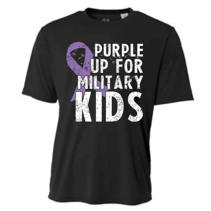 Purple Up For Military Gift Month For Military Cute Gift Cooling Performance Crew T-Shirt