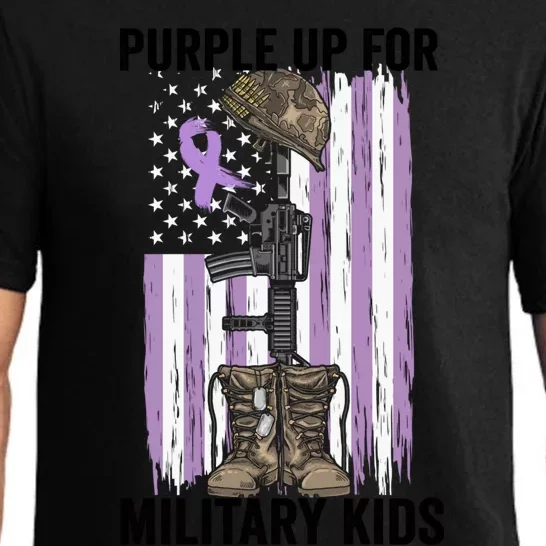 Purple Up For Military Day Month Of The Military Gift Pajama Set