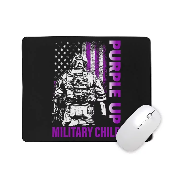 Purple Up For Military Child Month Mousepad