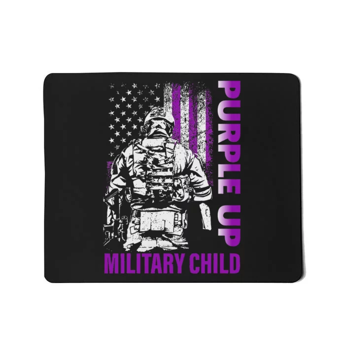 Purple Up For Military Child Month Mousepad