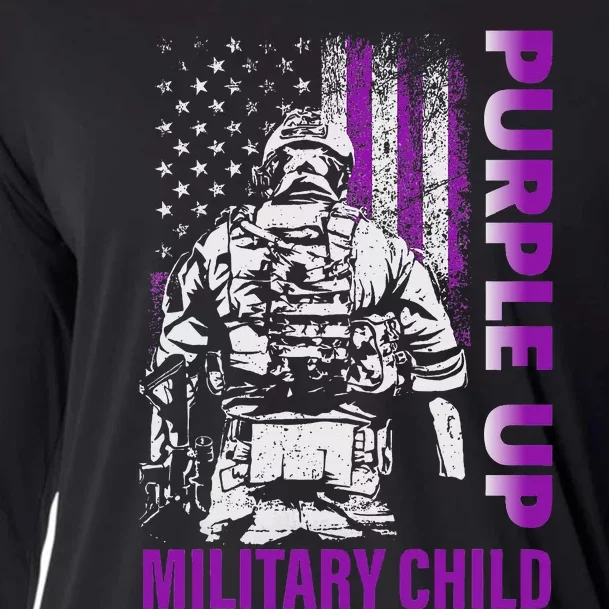 Purple Up For Military Child Month Cooling Performance Long Sleeve Crew