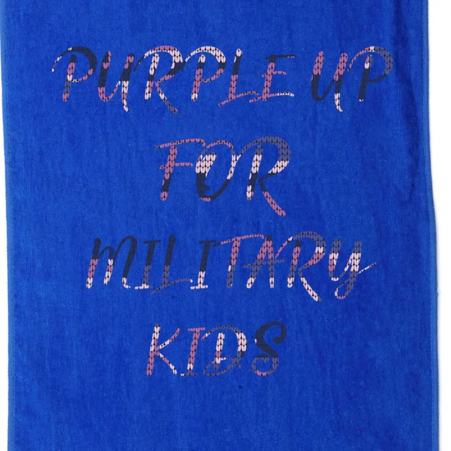 Purple Up For Military Gift The Military Month Gift Great Gift Platinum Collection Golf Towel