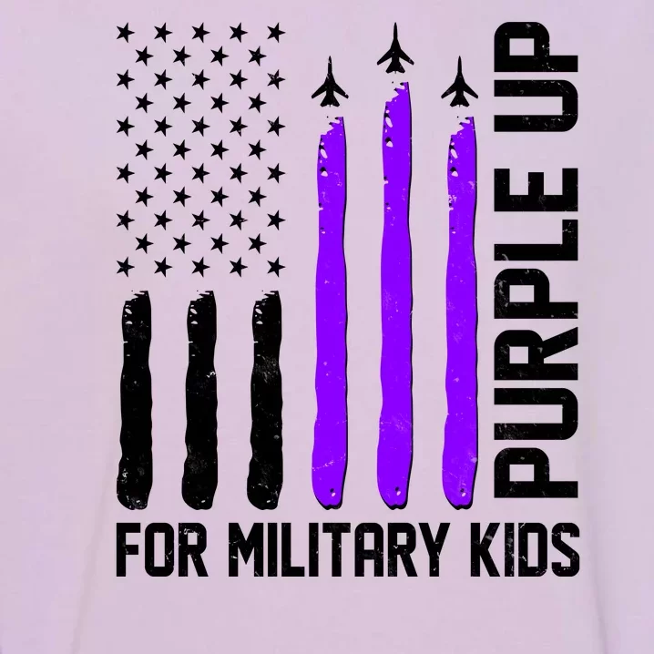 Purple Up For Military Kids Garment-Dyed Sweatshirt