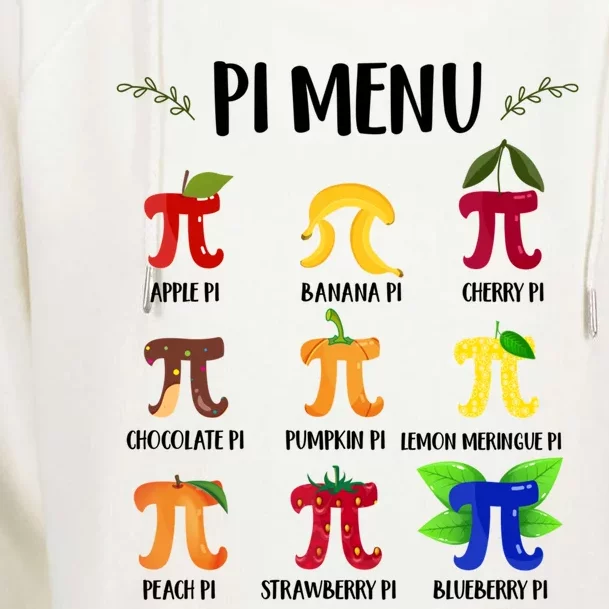 Pi U Funny Pi Day Math Teacher Cute Gift Womens Funnel Neck Pullover Hood