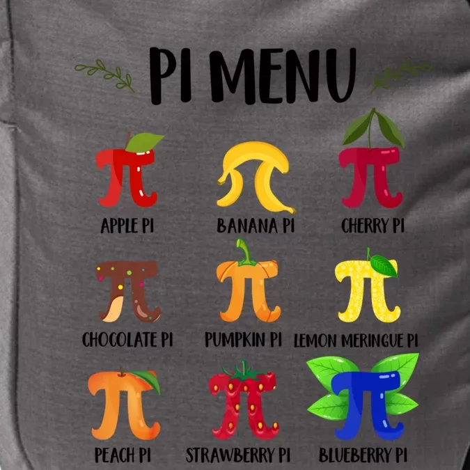 Pi U Funny Pi Day Math Teacher Cute Gift Impact Tech Backpack