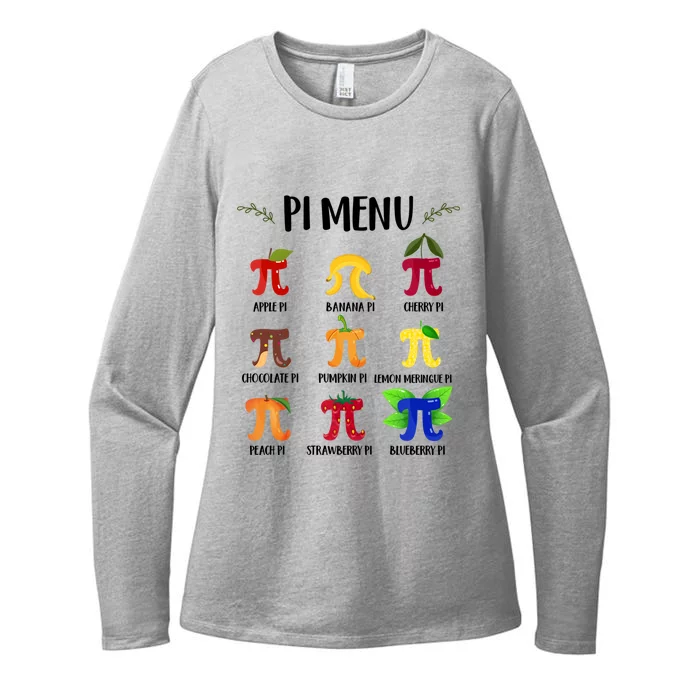 Pi U Funny Pi Day Math Teacher Cute Gift Womens CVC Long Sleeve Shirt