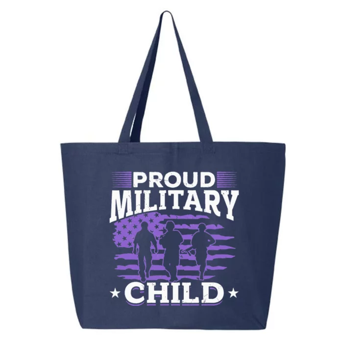 Purple Up for Military Proud Military Child 25L Jumbo Tote