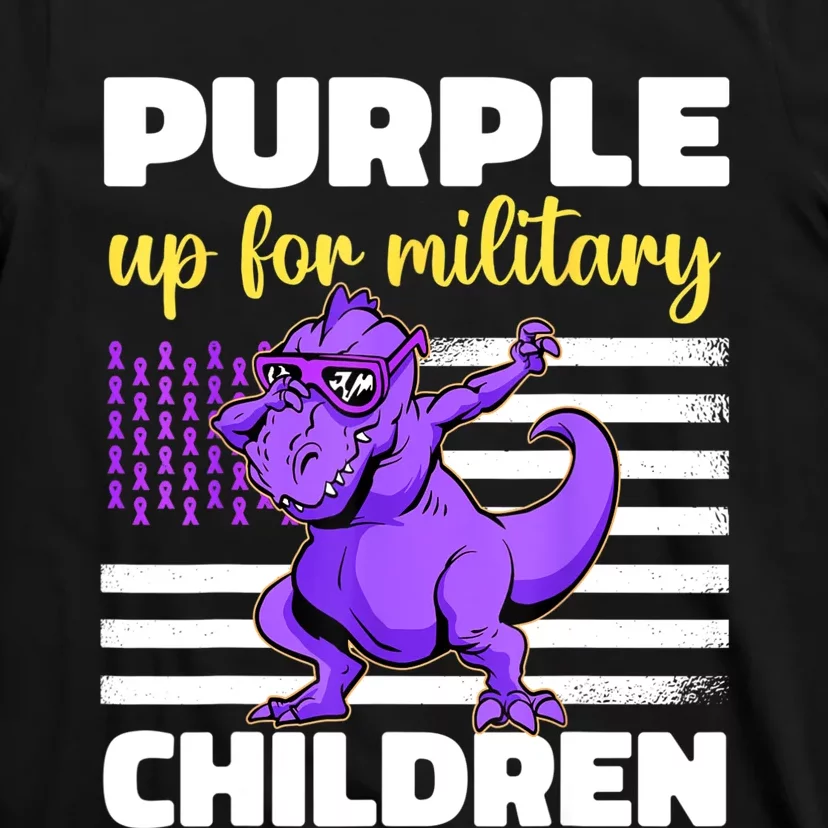 Purple Up For Military Month Of The Military Children T-Shirt