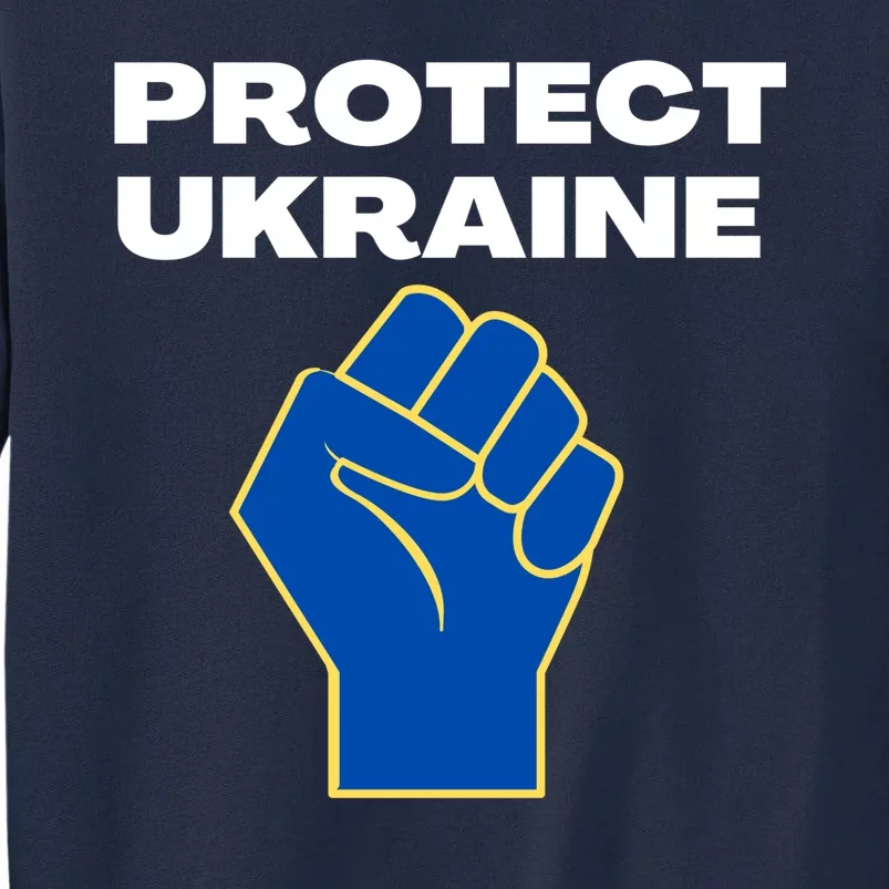 Protect Ukraine Fist Tall Sweatshirt